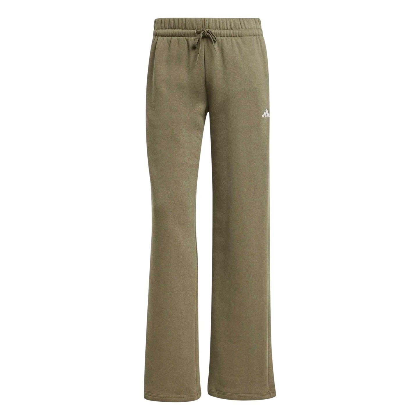 Olive Strata - Front - Adidas Womens-Ladies Fleece Jogging Bottoms