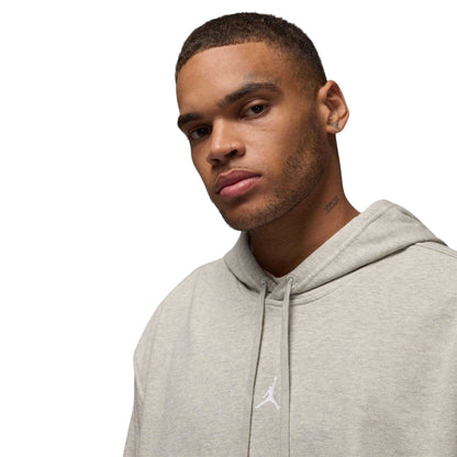 Grey Heather - Side - Nike Mens Jordan Pullover Hoodie