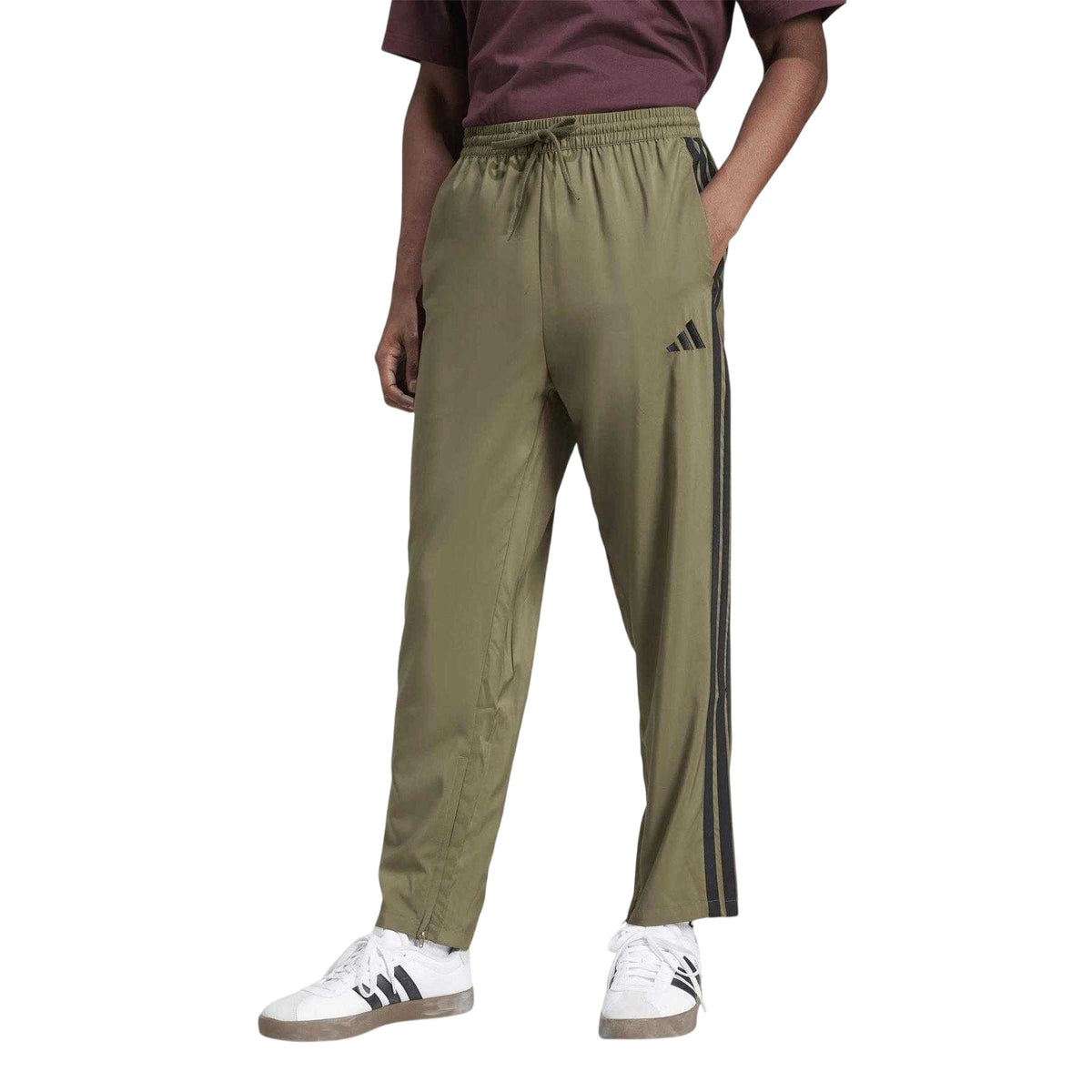 Olive Green - Pack Shot - Adidas Mens Stanford Jogging Bottoms