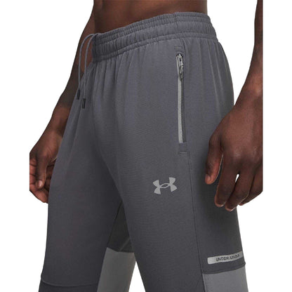 Frost Gray - Side - Under Armour Mens Utility Athletic Trousers
