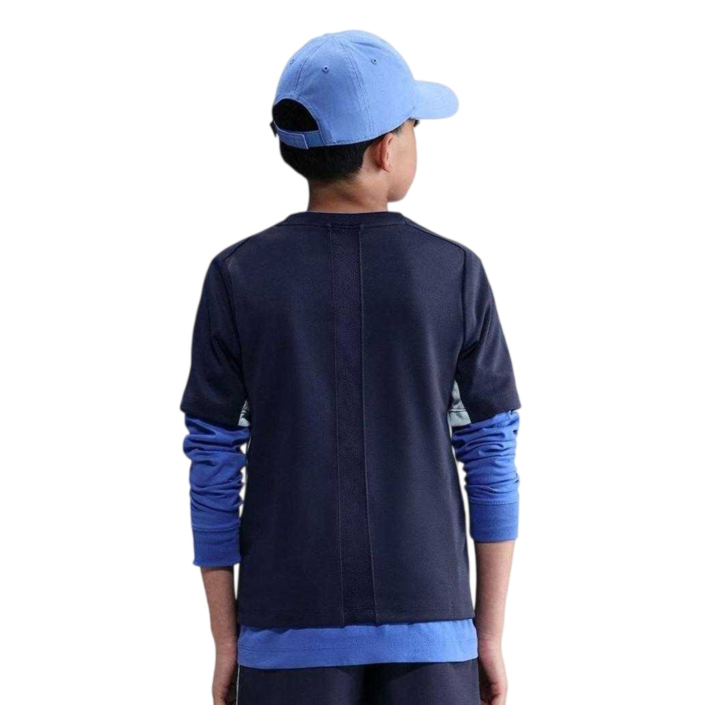 Midnight Navy - Back - Nike Childrens-Kids Logo Jersey T-Shirt
