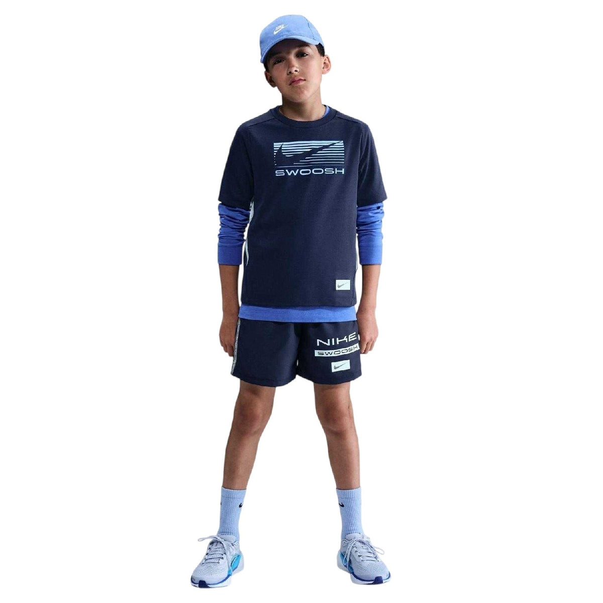 Midnight Navy - Lifestyle - Nike Childrens-Kids Logo Jersey T-Shirt