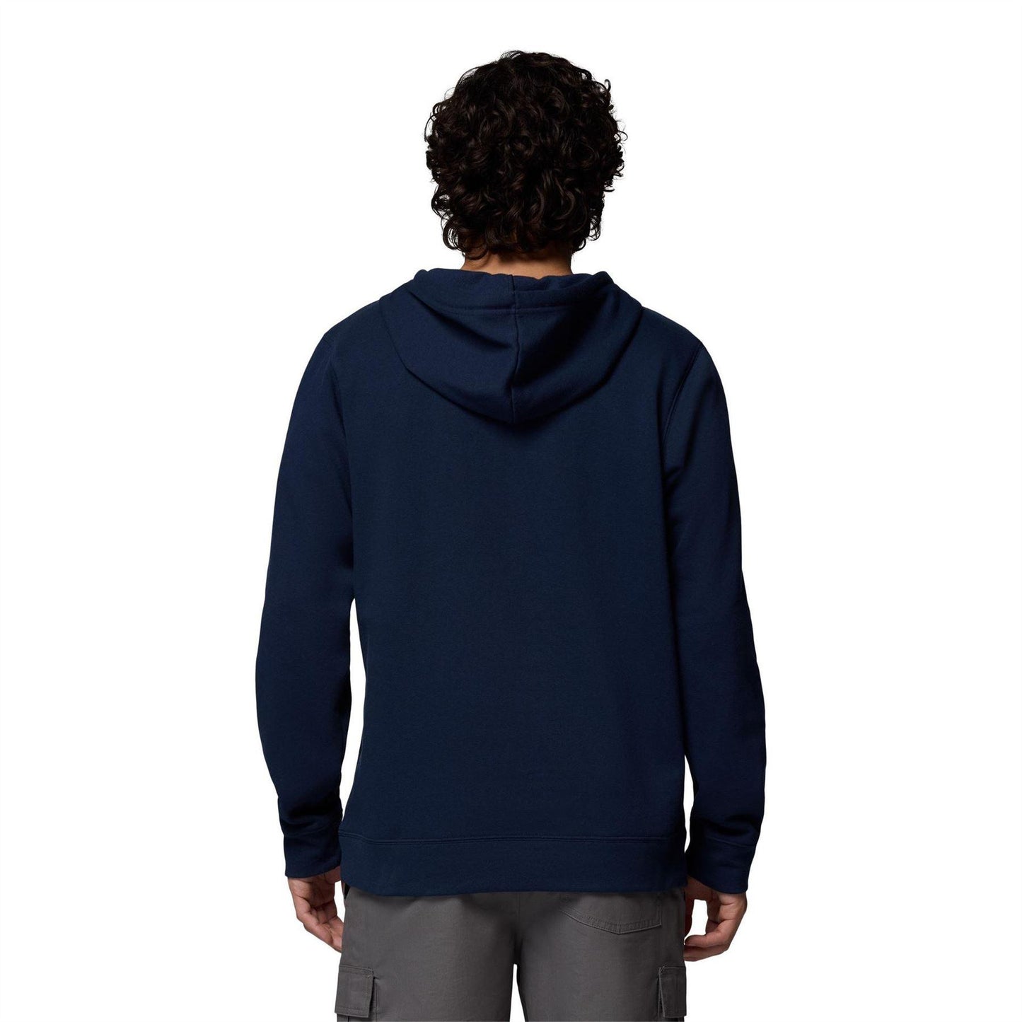 Collegiate Navy - Back - Columbia Mens Trek Graphic Print Hoodie