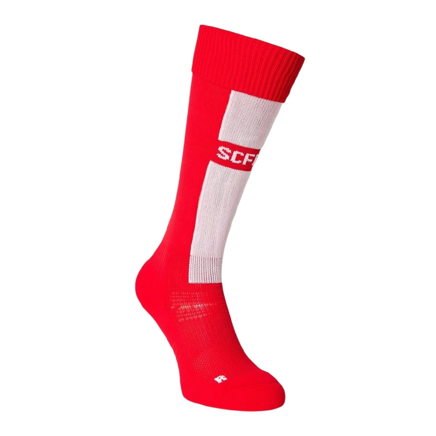 Red - Front - Warrior Childrens-Kids Striped Cushioned Away Socks