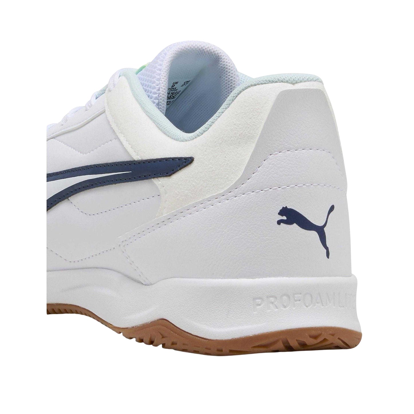 Puma White - Back - Puma Mens Pressing IV Indoor Football Shoes