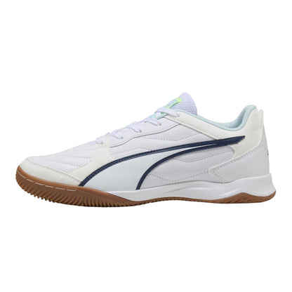Puma White - Side - Puma Mens Pressing IV Indoor Football Shoes