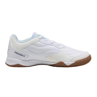 Puma White - Front - Puma Mens Pressing IV Indoor Football Shoes