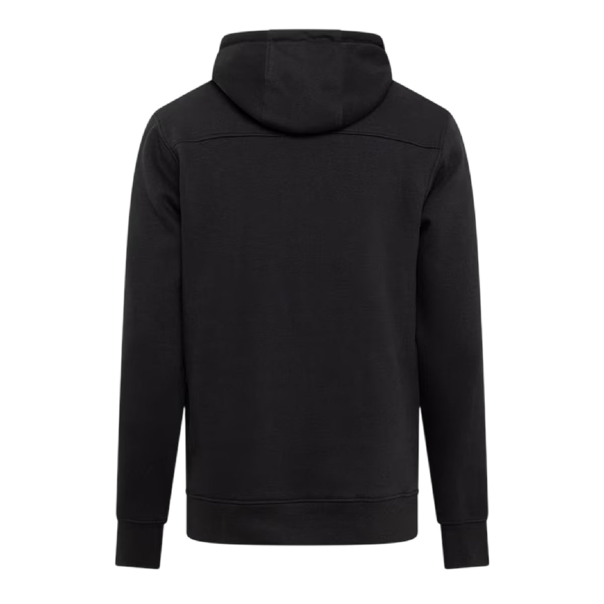 Black - Back - Crosshatch Mens Portville Logo Hoodie