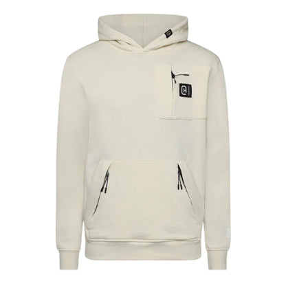 Neutral - Front - Crosshatch Mens Portville Logo Hoodie