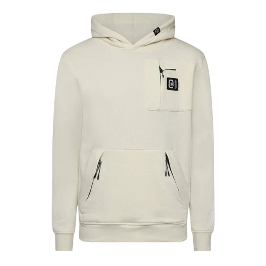 Neutral - Front - Crosshatch Mens Portville Logo Hoodie