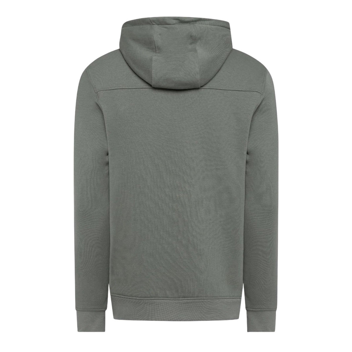 Olive - Back - Crosshatch Mens Portville Logo Hoodie