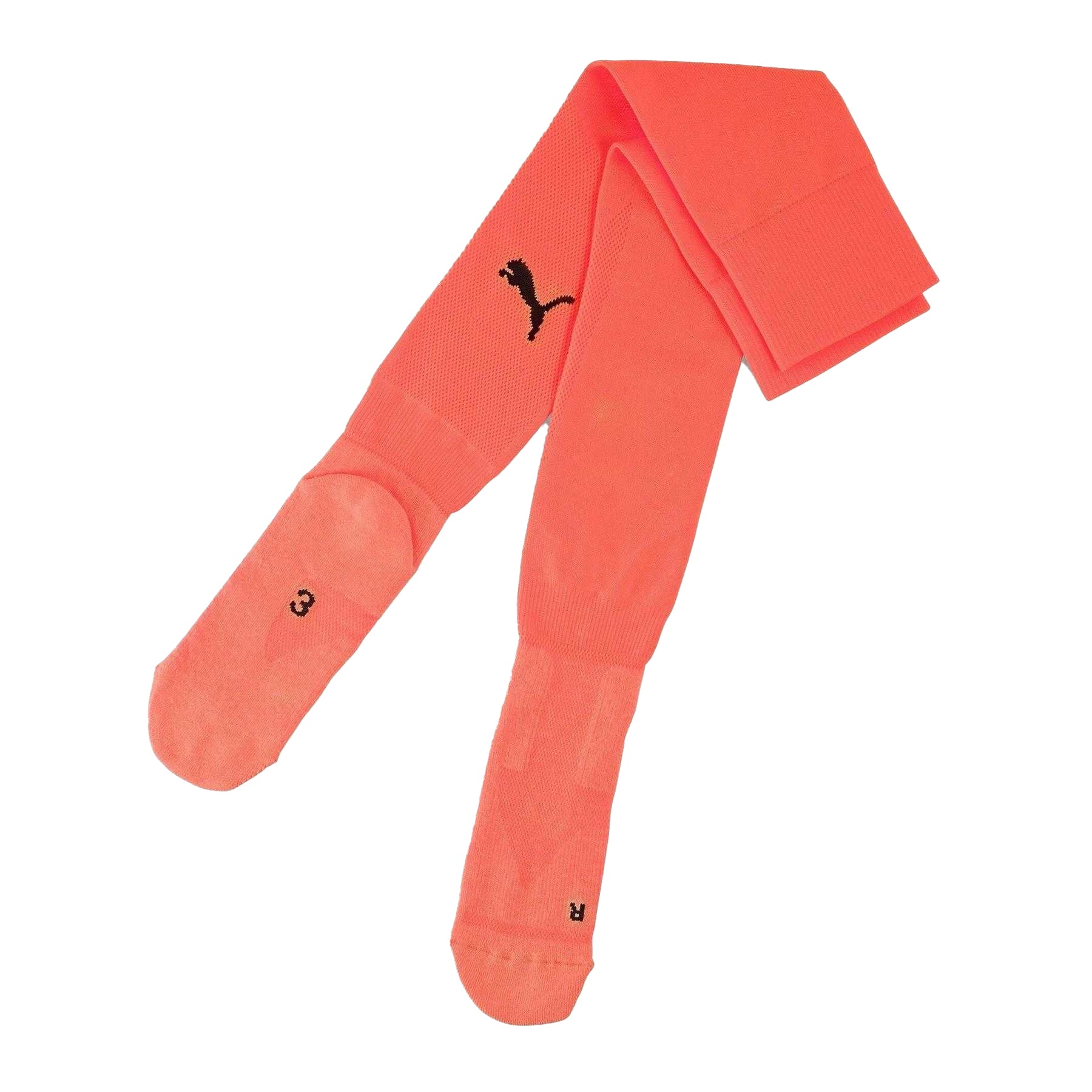 Neon Orange-Black - Front - Puma Unisex Adult Football Socks
