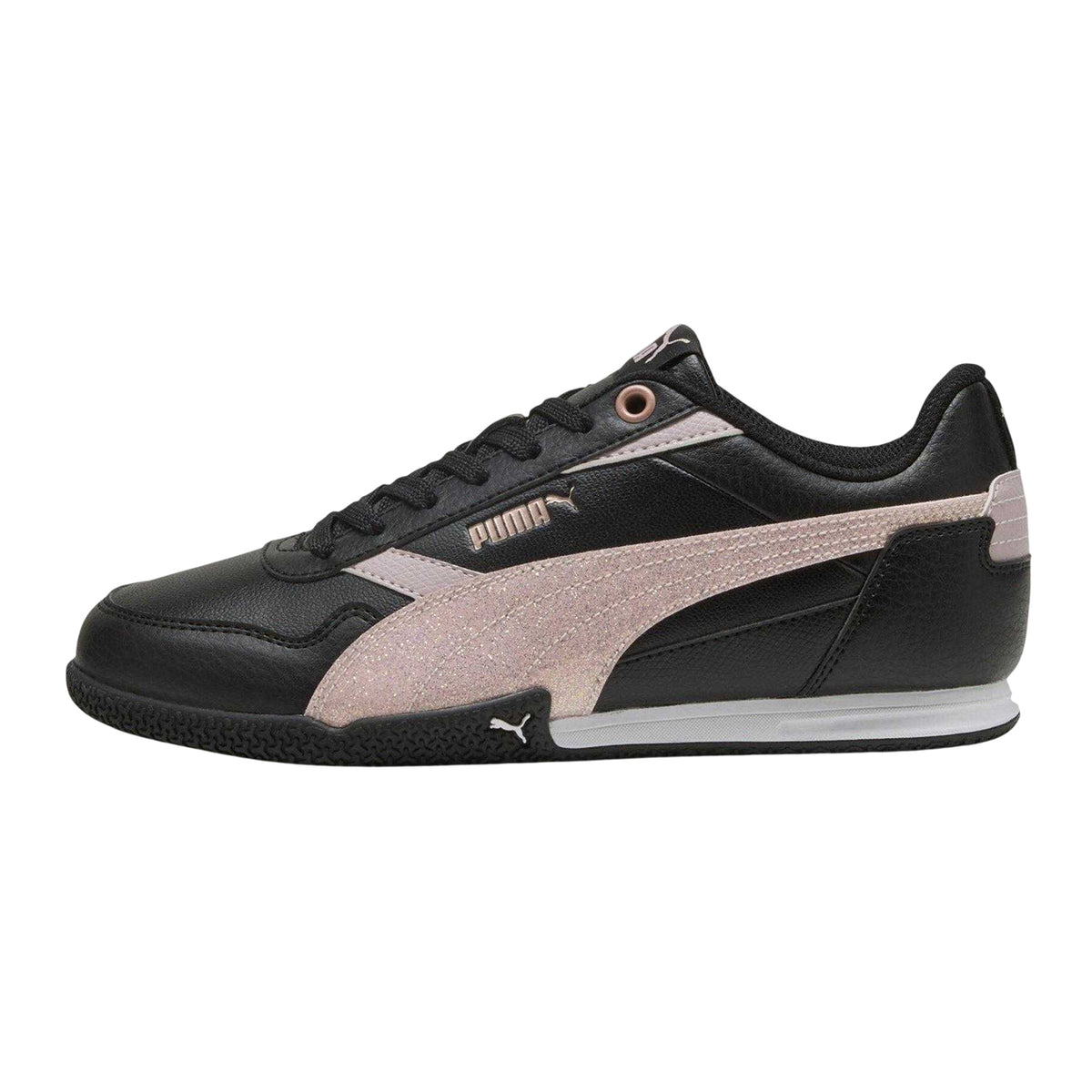 Black - Side - Puma Childrens-Kids Bella Donna Glitter Shoes