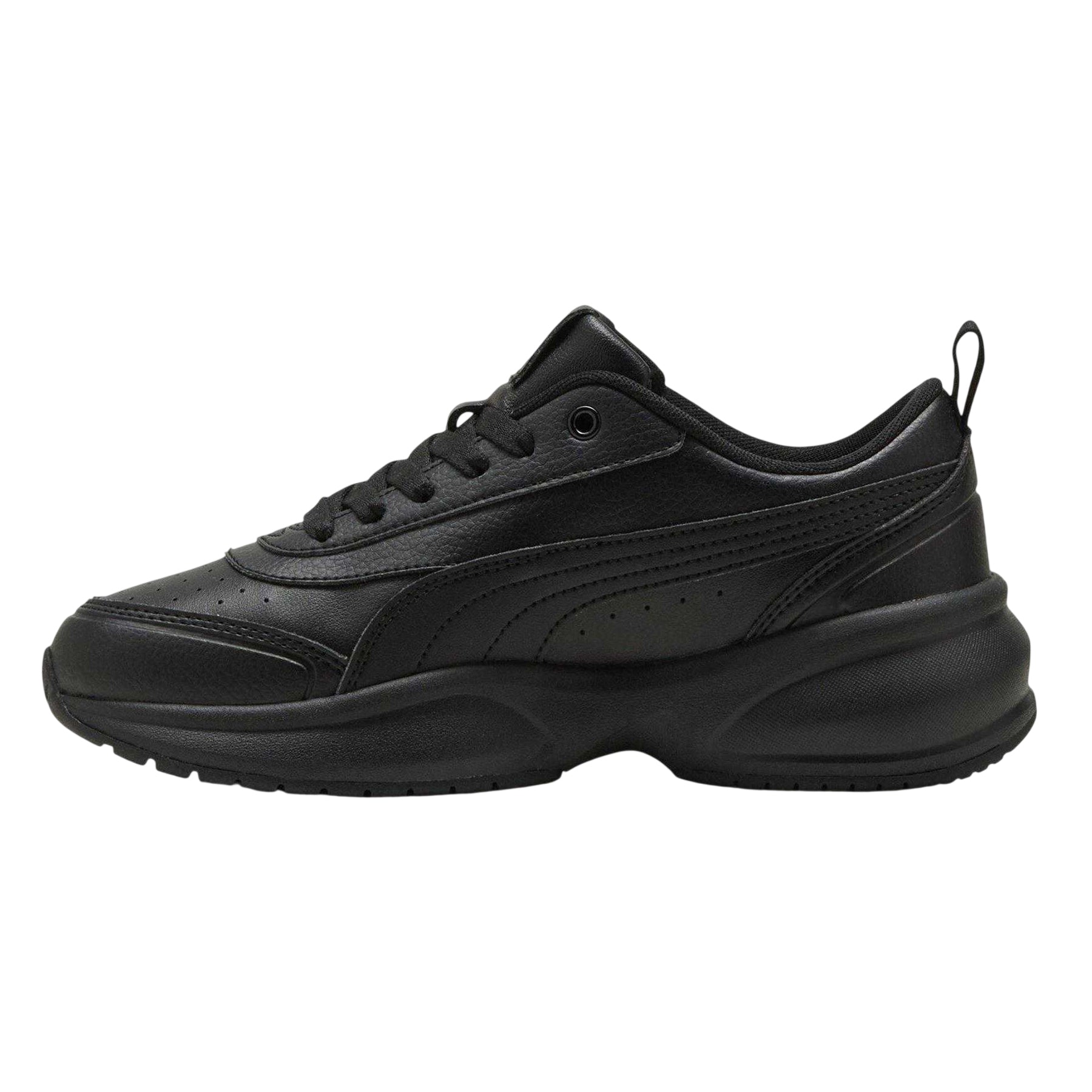 Triple Black - Back - Puma Womens-Ladies Cilia 2.0 Lace Up Trainers
