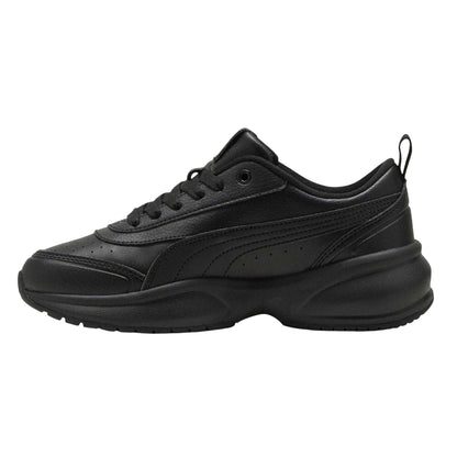 Triple Black - Back - Puma Womens-Ladies Cilia 2.0 Lace Up Trainers