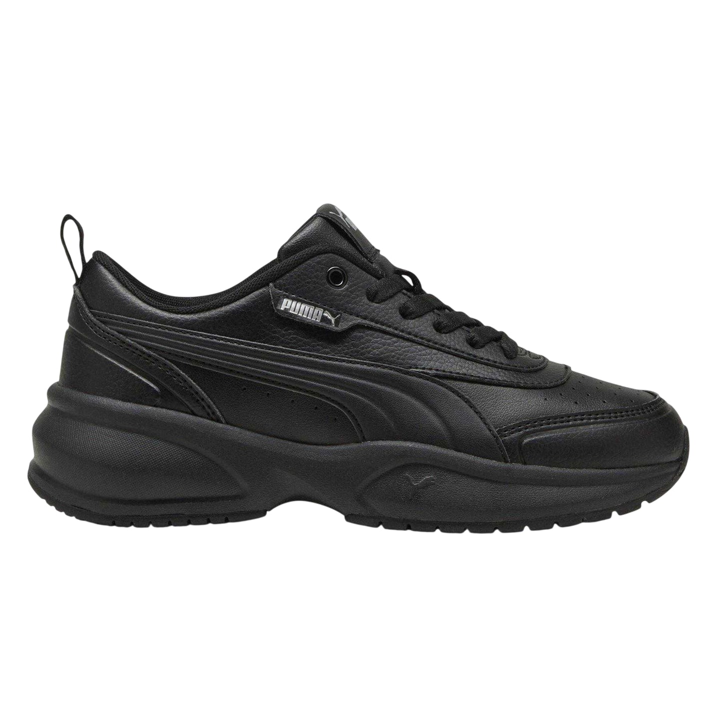 Triple Black - Front - Puma Womens-Ladies Cilia 2.0 Lace Up Trainers
