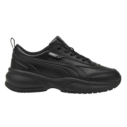 Triple Black - Front - Puma Womens-Ladies Cilia 2.0 Lace Up Trainers