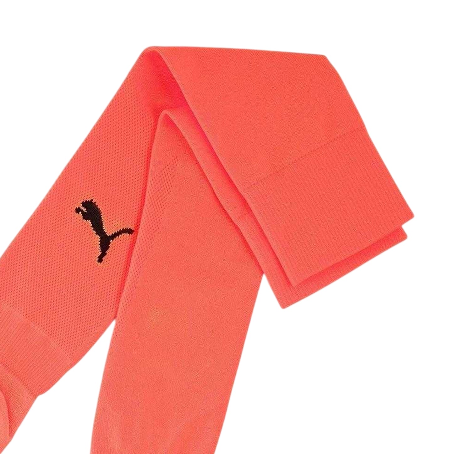 Neon Orange-Black - Back - Puma Childrens-Kids Team Structured Goalkeeper Socks