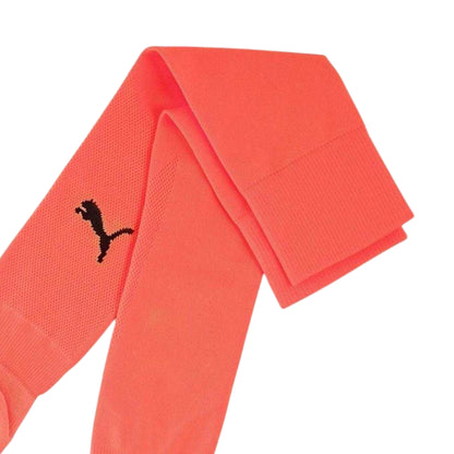 Neon Orange-Black - Back - Puma Childrens-Kids Team Structured Goalkeeper Socks
