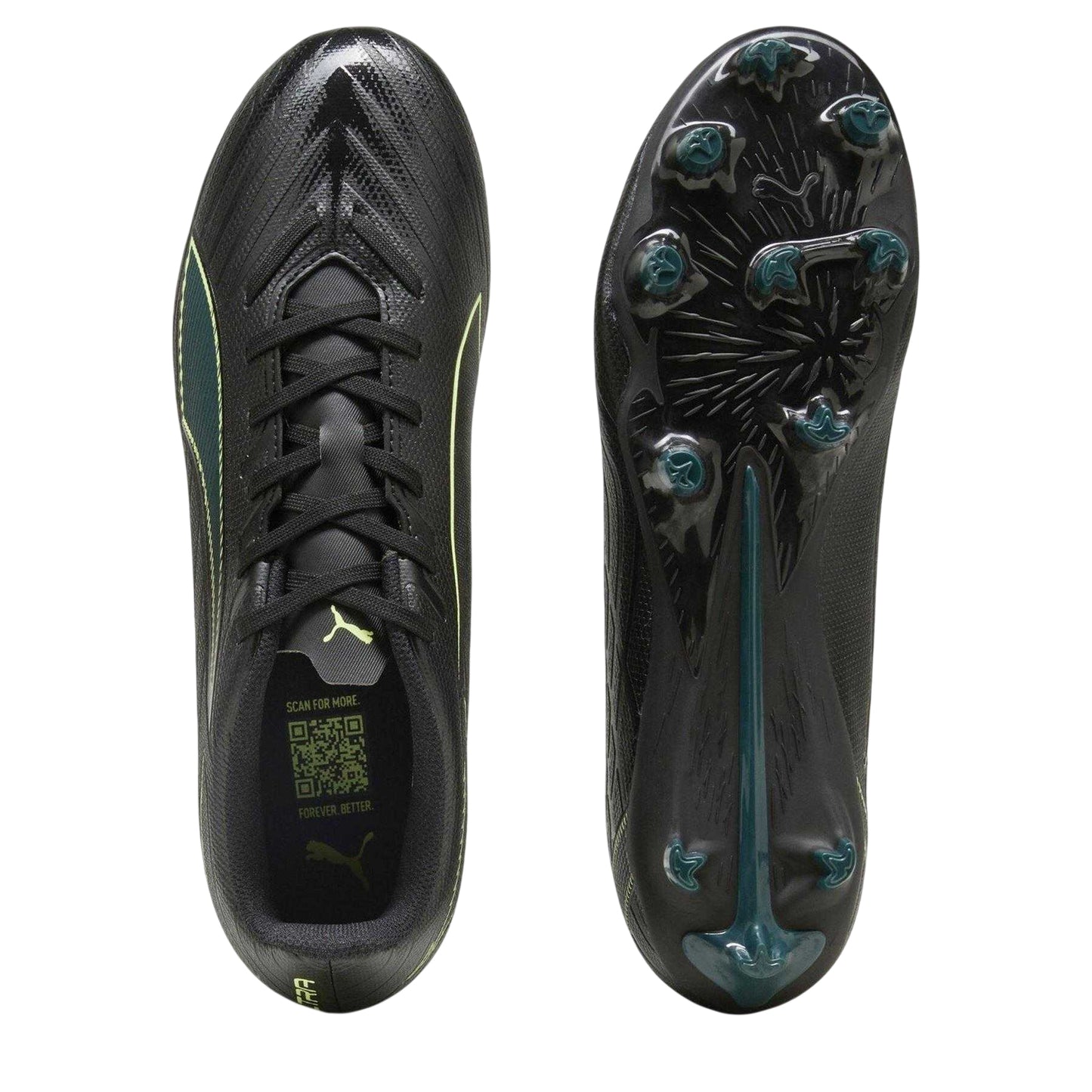 Puma Black - Side - Puma Mens Ultra 6 Play Firm Ground Football Boots