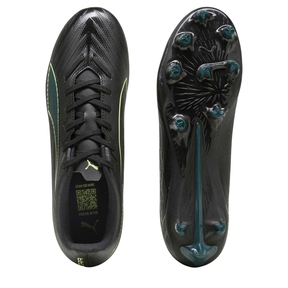 Puma Black - Side - Puma Mens Ultra 6 Play Firm Ground Football Boots