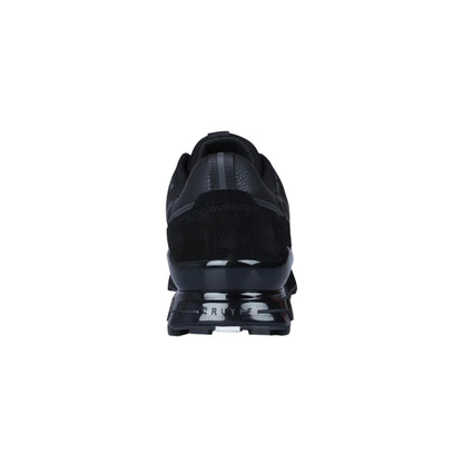 Black - Back - Cruyff Mens Snyper Camouflage Leather Trainers