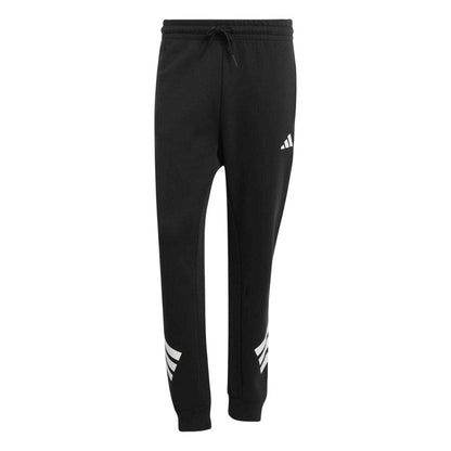 Black - Front - Adidas Mens 3S 3 Stripes Joggers