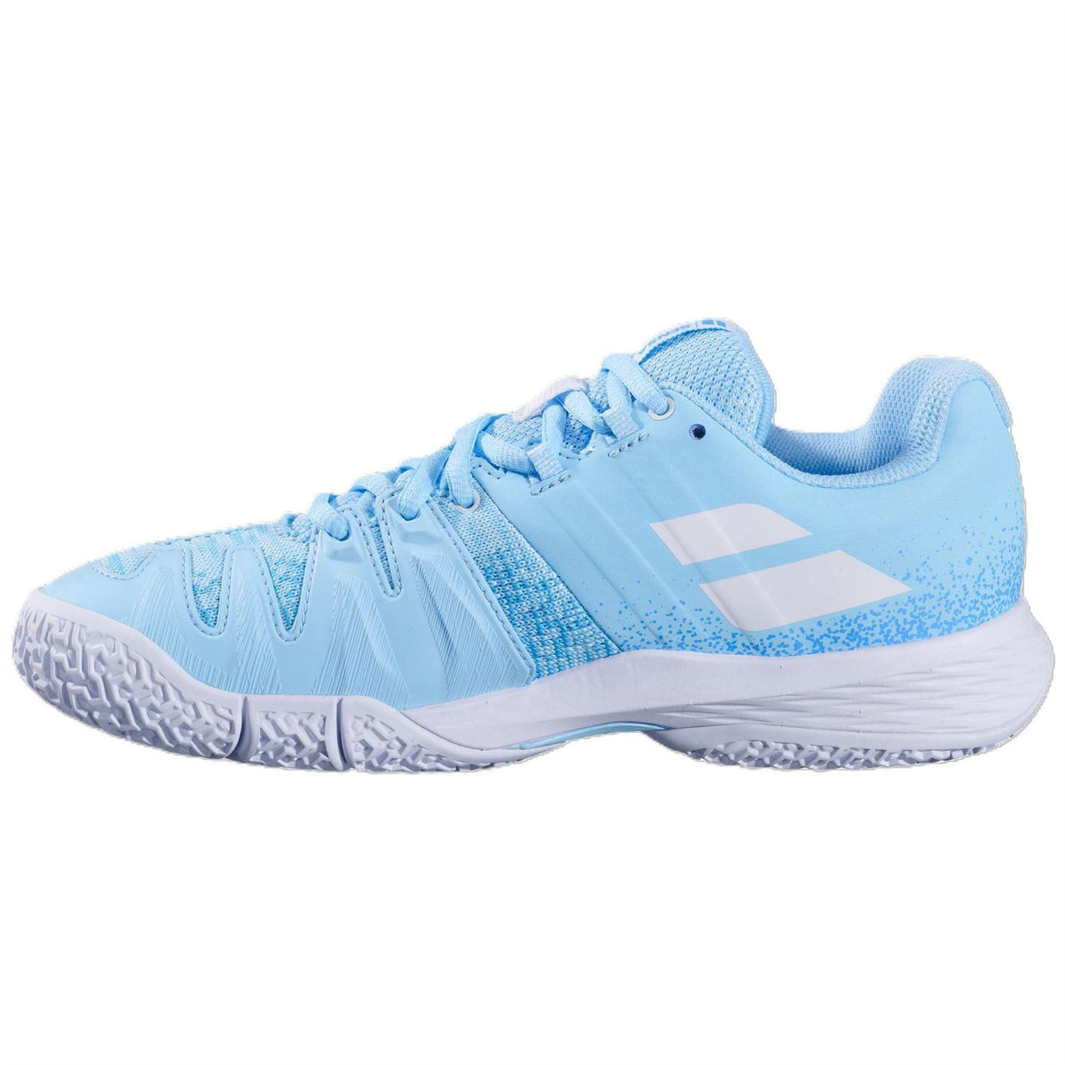 Blue-Tigerlily Orange - Back - Babolat Womens-Ladies Sensa Tennis Shoes