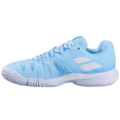 Blue-Tigerlily Orange - Back - Babolat Womens-Ladies Sensa Tennis Shoes