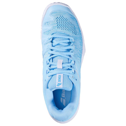 Blue-Tigerlily Orange - Side - Babolat Womens-Ladies Sensa Tennis Shoes