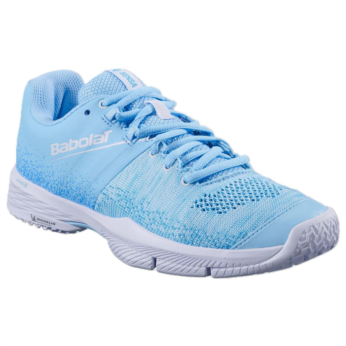 Blue-Tigerlily Orange - Lifestyle - Babolat Womens-Ladies Sensa Tennis Shoes