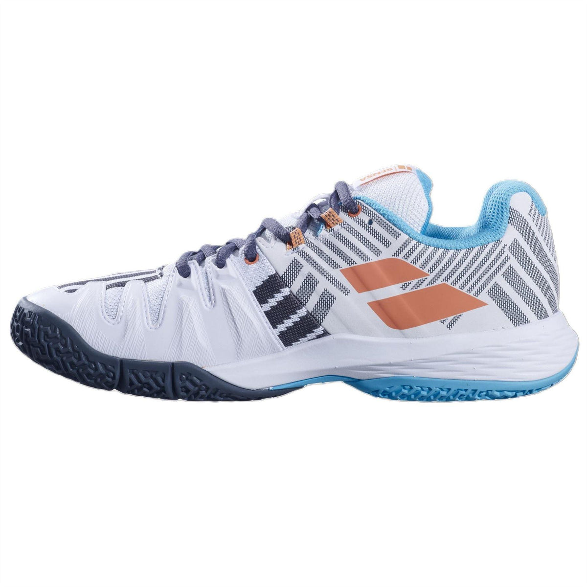 White-Sunset - Back - Babolat Womens-Ladies Sensa Tennis Shoes
