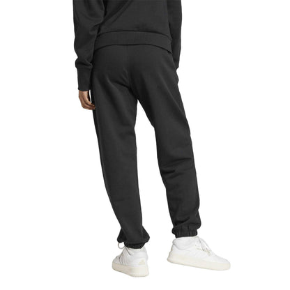 Black - Back - Adidas Womens-Ladies Elasticated Cuff Relaxed Fit Joggers