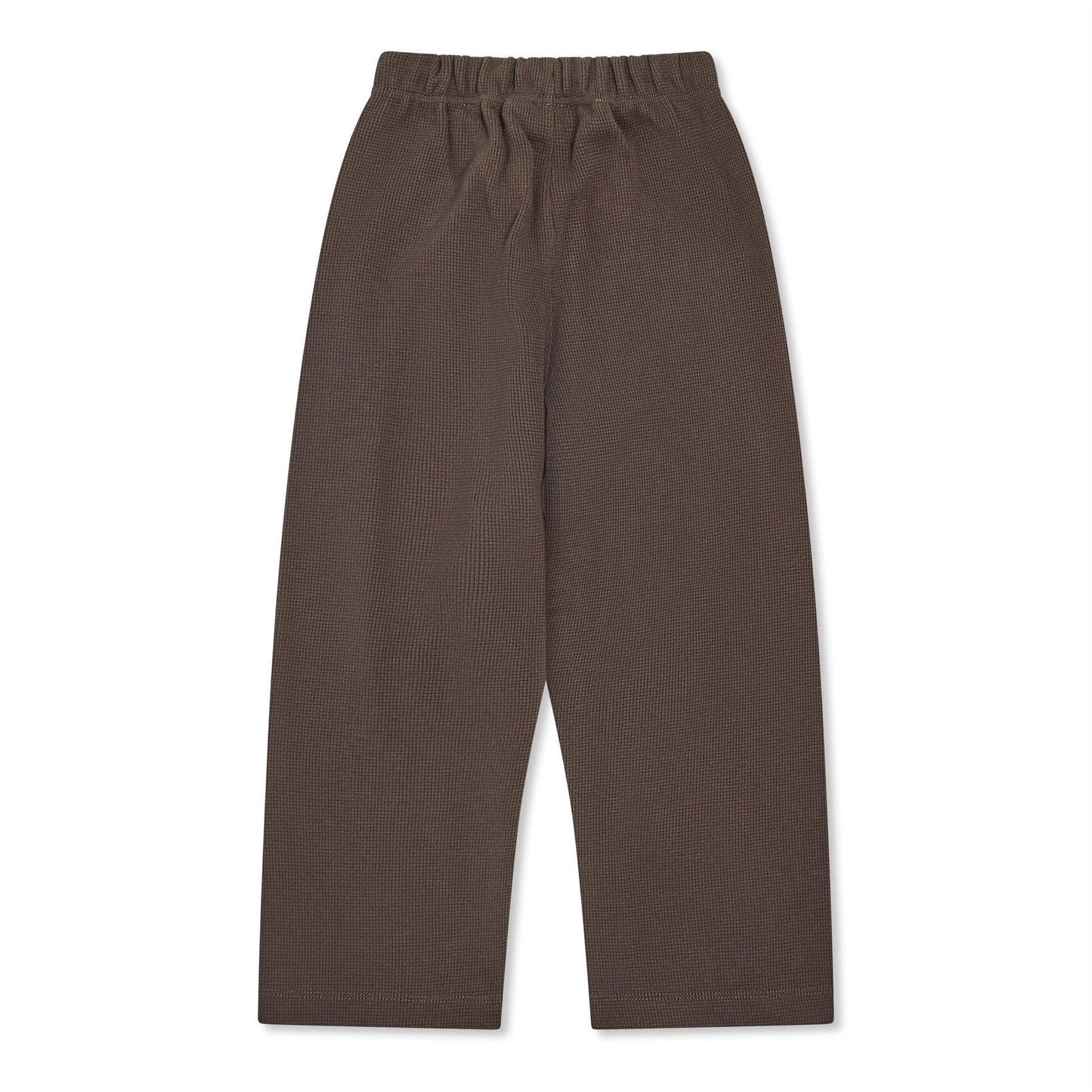 Off Black - Back - Fear Of God Essentials Childrens-Kids Fleece Relaxed Fit Jogging Bottoms