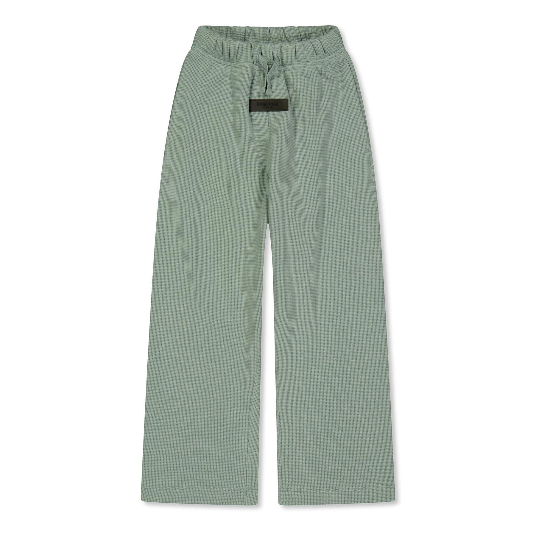 Sage Green - Front - Fear Of God Essentials Childrens-Kids Fleece Relaxed Fit Jogging Bottoms
