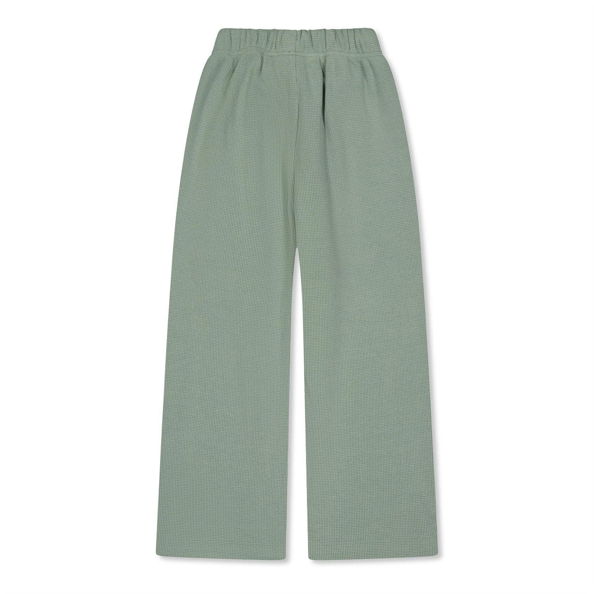 Sage Green - Back - Fear Of God Essentials Childrens-Kids Fleece Relaxed Fit Jogging Bottoms