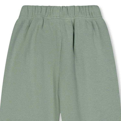 Sage Green - Side - Fear Of God Essentials Childrens-Kids Fleece Relaxed Fit Jogging Bottoms