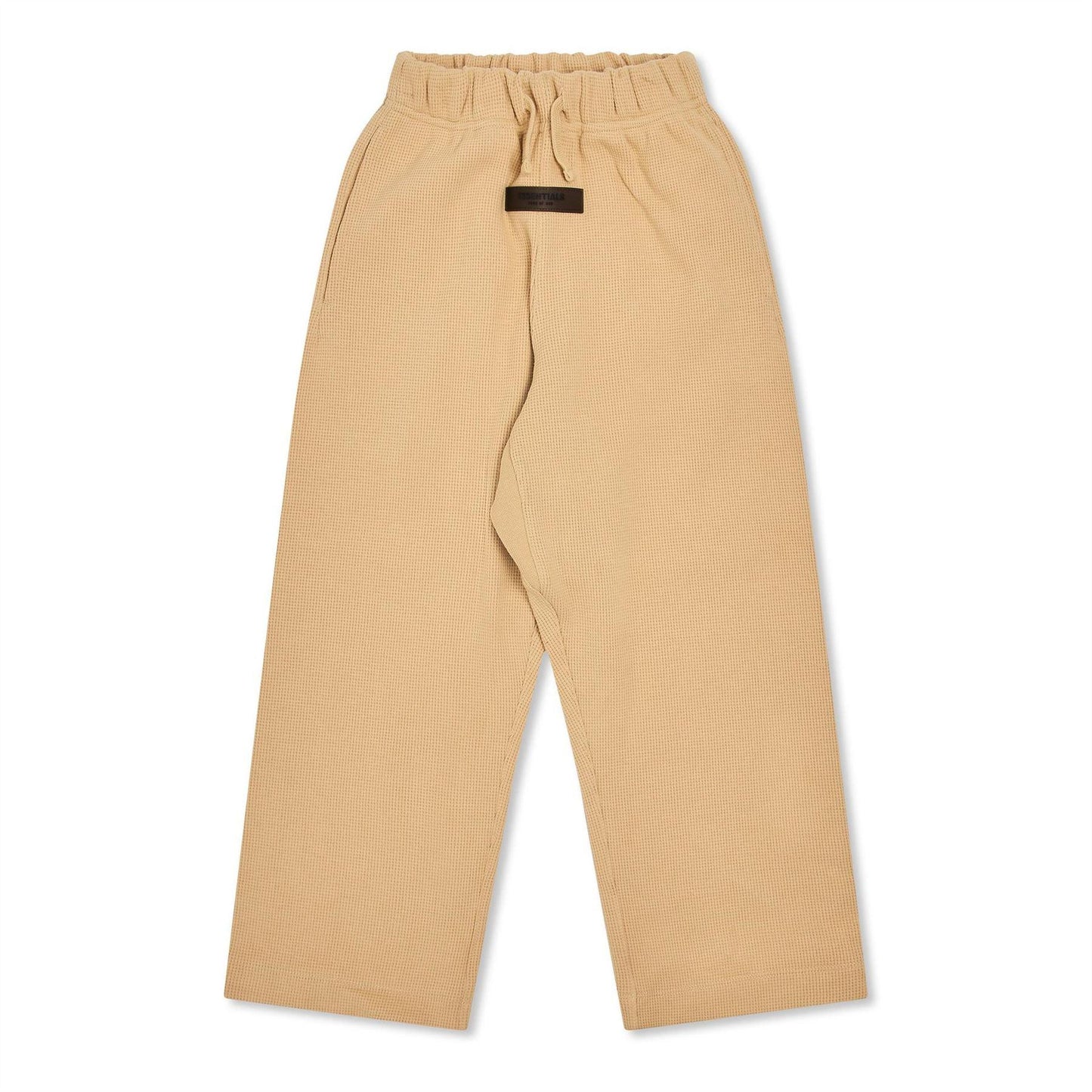 Sand - Front - Fear Of God Essentials Childrens-Kids Fleece Relaxed Fit Jogging Bottoms