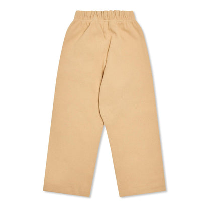 Sand - Back - Fear Of God Essentials Childrens-Kids Fleece Relaxed Fit Jogging Bottoms
