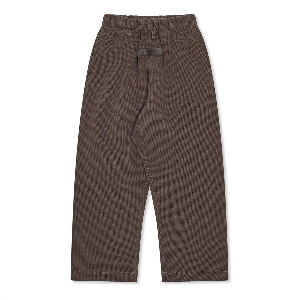 Off Black - Front - Fear Of God Essentials Childrens-Kids Fleece Relaxed Fit Jogging Bottoms