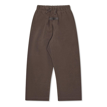 Off Black - Front - Fear Of God Essentials Childrens-Kids Fleece Relaxed Fit Jogging Bottoms