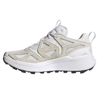 White - Side - Adidas Unisex Adult Kantai Trail Leather Trainers