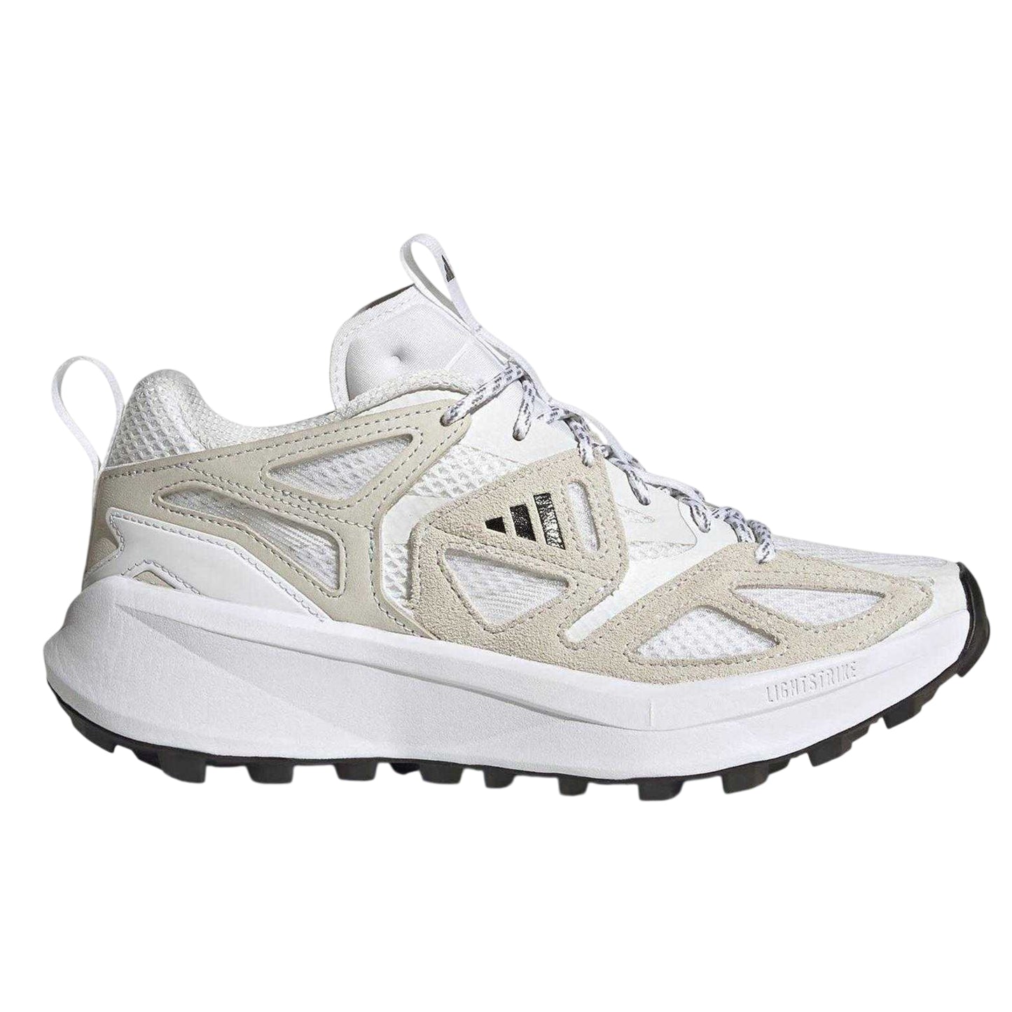 White - Front - Adidas Unisex Adult Kantai Trail Leather Trainers