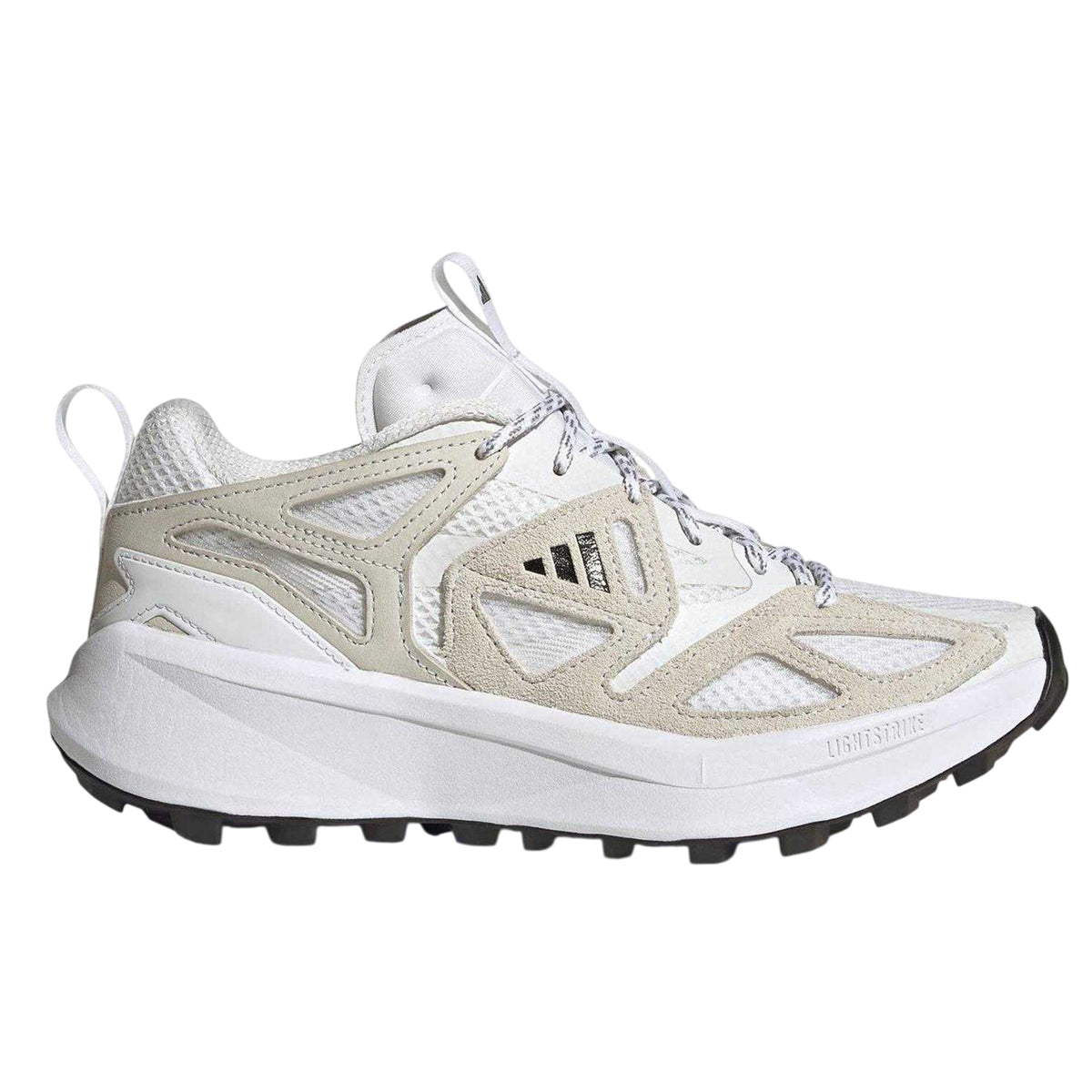 White - Front - Adidas Unisex Adult Kantai Trail Leather Trainers