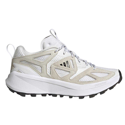 White - Front - Adidas Unisex Adult Kantai Trail Leather Trainers