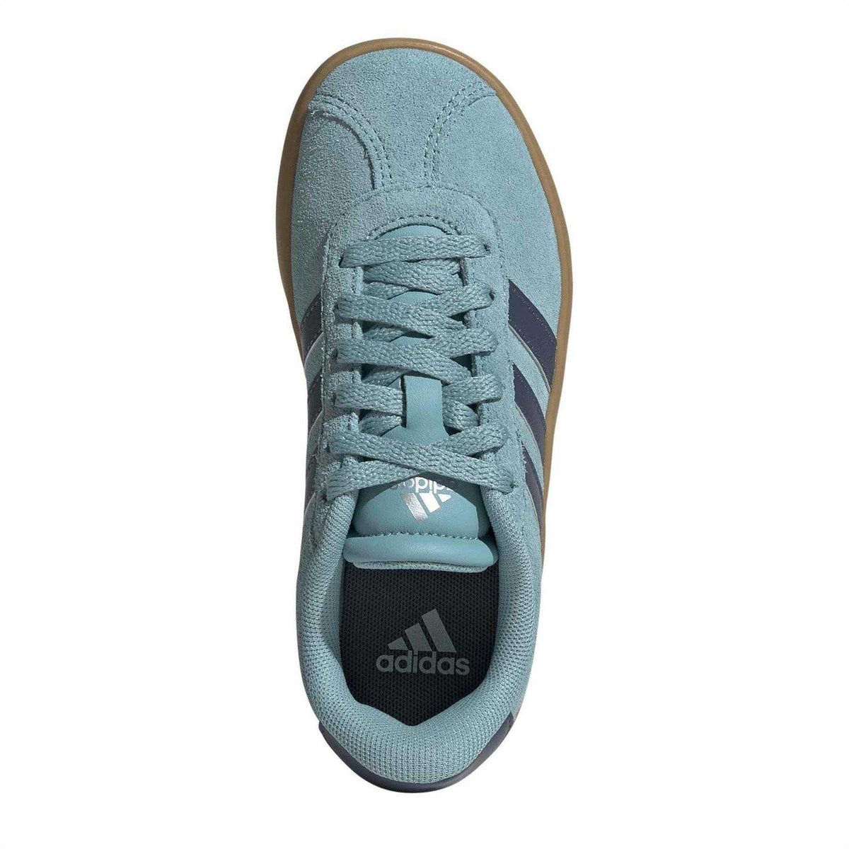 Mint-Preloved Blue - Lifestyle - Adidas Childrens-Kids VL Court 3.0 Flat Trainers
