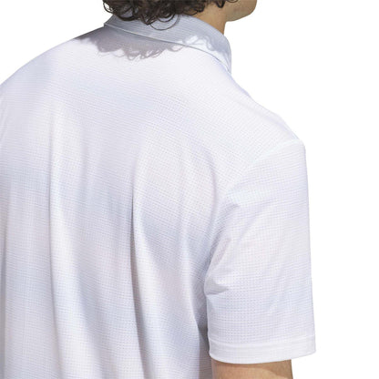 Sky Blue - Lifestyle - Adidas Mens Ultimate 365 Stripe Mesh Polo Shirt