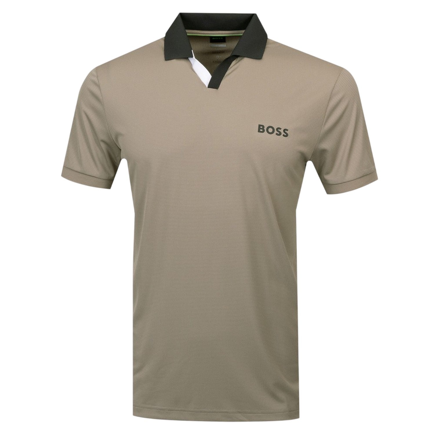 Pastel Green - Front - Hugo Mens Palle Toc Logo Slim Polo Shirt