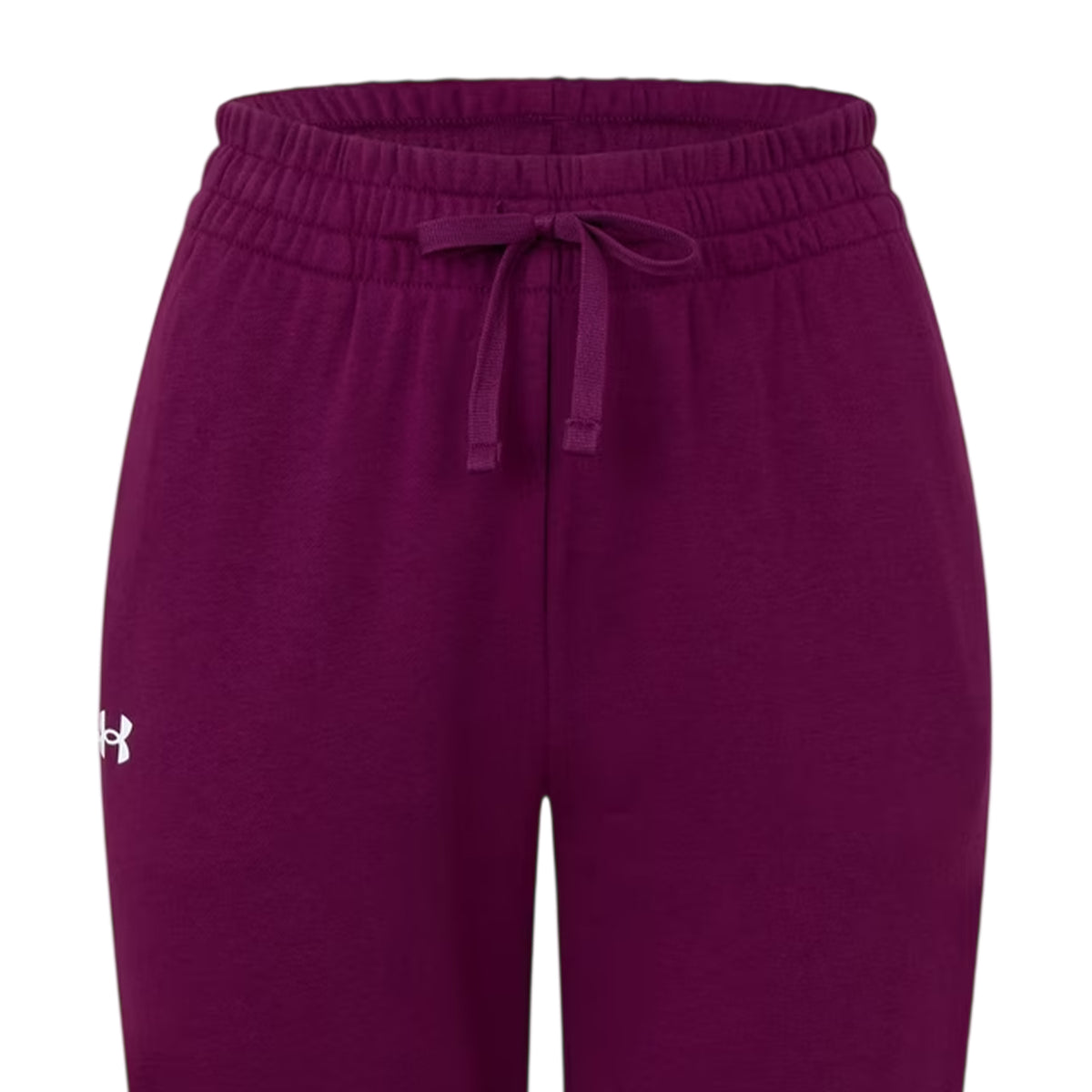 Purple - Side - Under Armour Womens-Ladies Logo Joggers