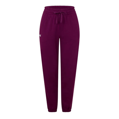 Purple - Front - Under Armour Womens-Ladies Logo Joggers